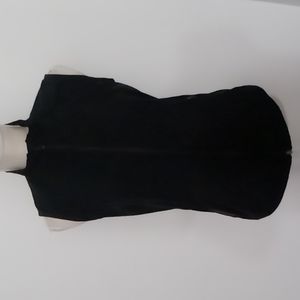 Athleta Women's Black Jammin' Running Full Zip Vest With Reflective Details XS